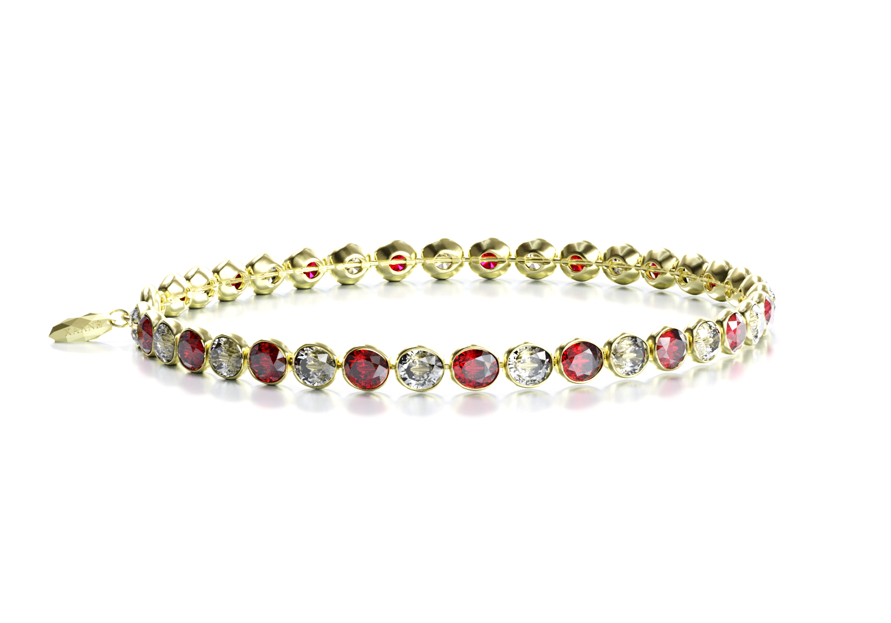 Ruby and Diamond Collection Bracelet